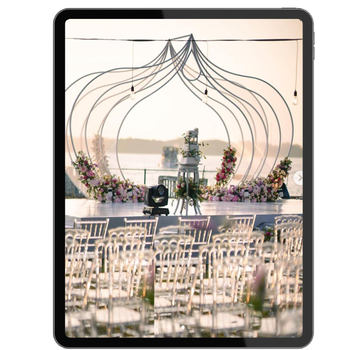 outdoor wedding decor